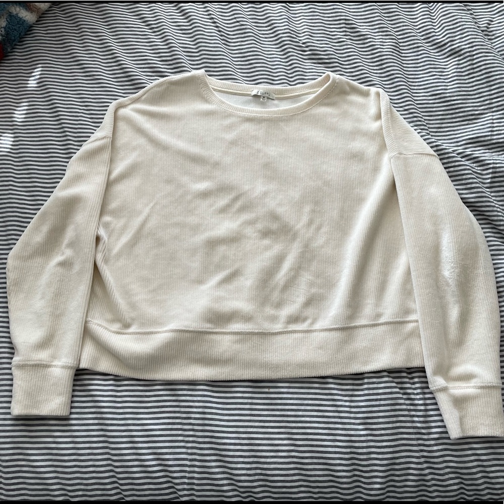Cream Crewneck Sweatshirt